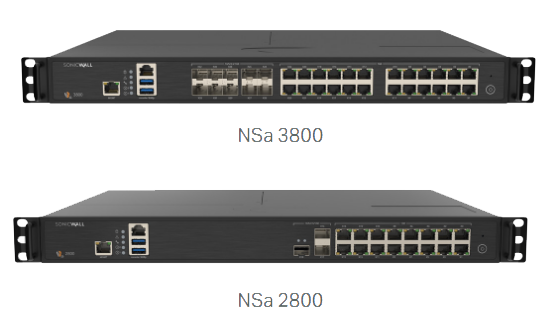 SonicWall NSa 2800 and NSa 3800