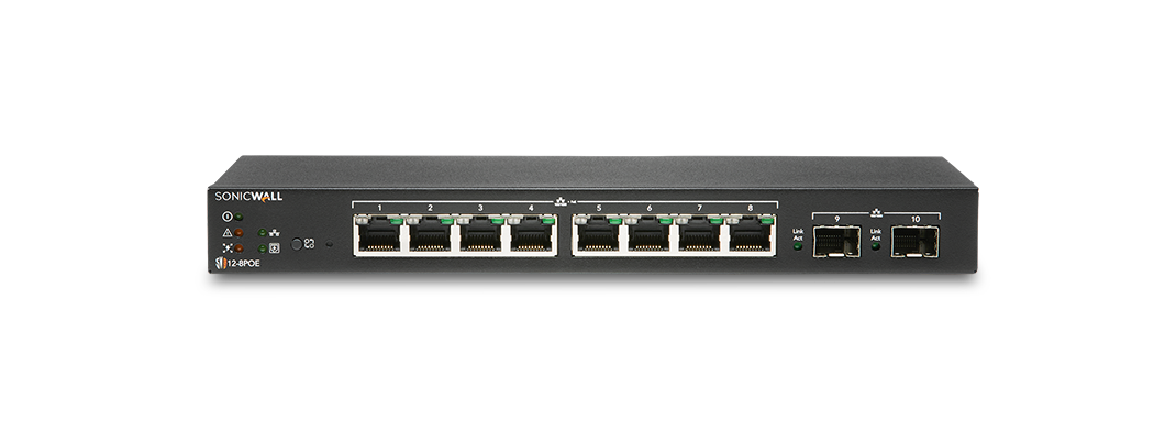 SonicWall Switch SWS12-10FPOE - switch - 12 ports - managed